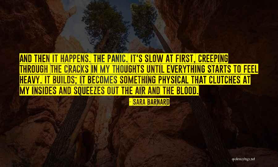 Heavy Thoughts Quotes By Sara Barnard