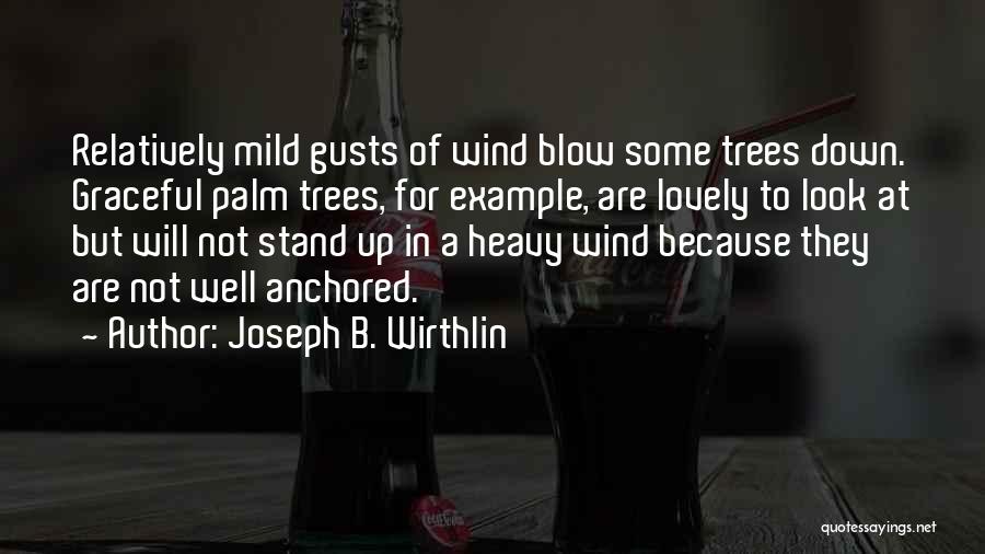Heavy Wind Quotes By Joseph B. Wirthlin
