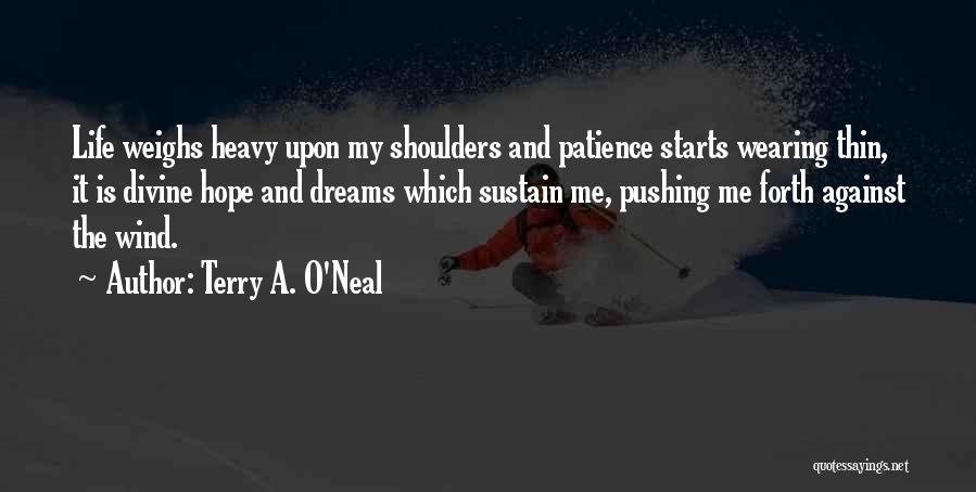 Heavy Wind Quotes By Terry A. O'Neal