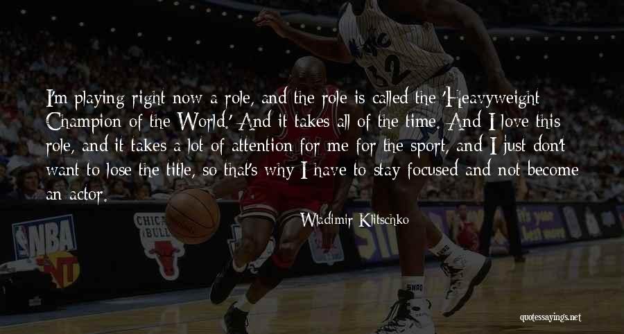 Heavyweight Quotes By Wladimir Klitschko Heavyweight Quotes By Wladimir Klitschko