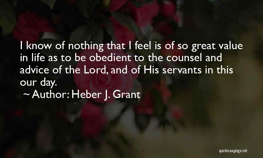 Heber J. Grant Quotes 1981549