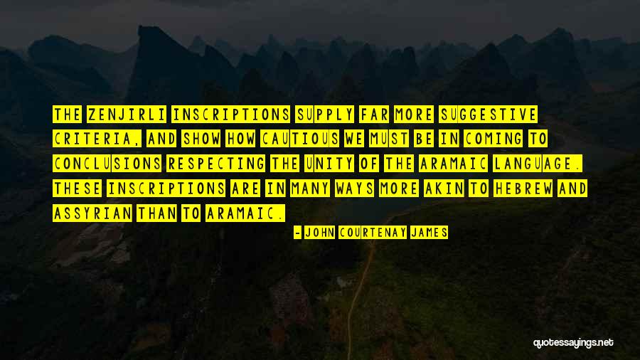 Hebrew And Aramaic Quotes By John Courtenay James Hebrew And Aramaic Quotes By John Courtenay James
