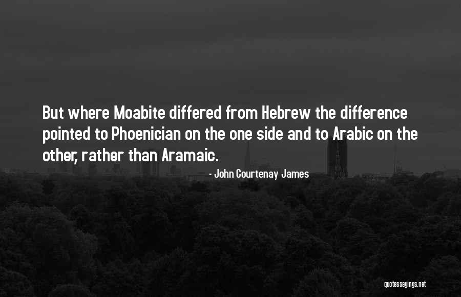Hebrew And Aramaic Quotes By John Courtenay James Hebrew And Aramaic Quotes By John Courtenay James