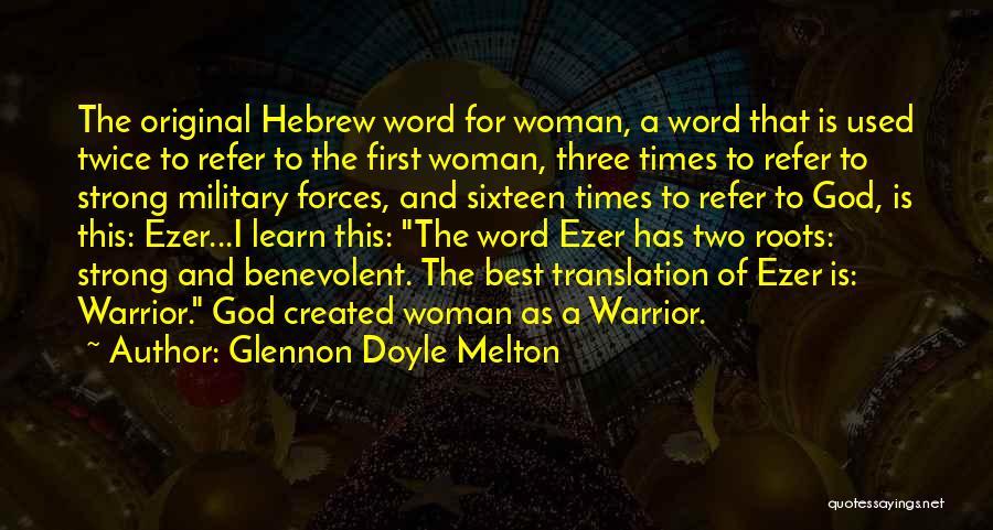 Hebrew Quotes By Glennon Doyle Melton