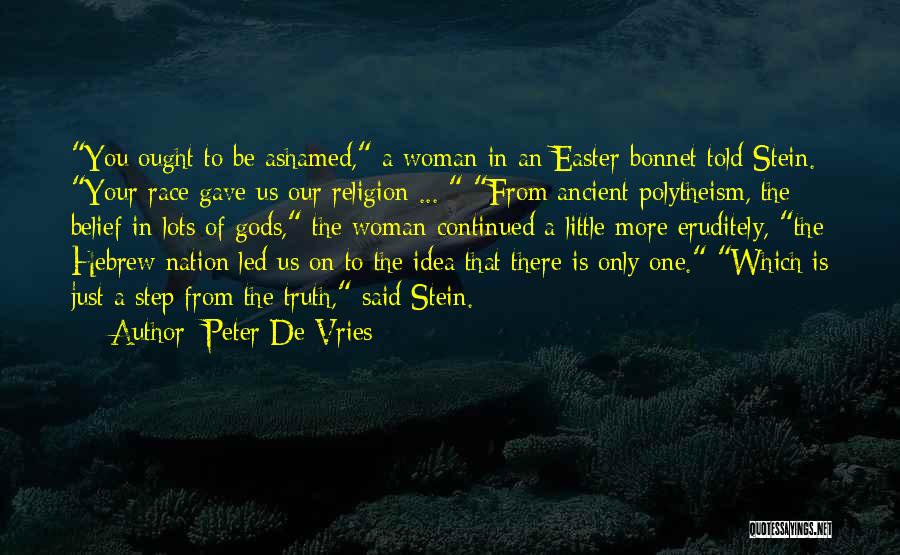 Hebrew Quotes By Peter De Vries