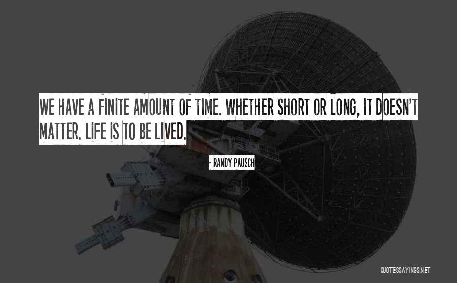Heces Significado Quotes By Randy Pausch