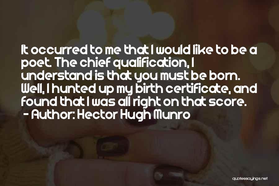 Hector Hugh Munro Quotes 1179852