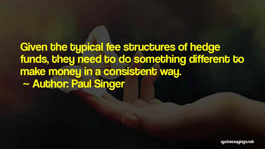 Hedge Funds Quotes By Paul Singer