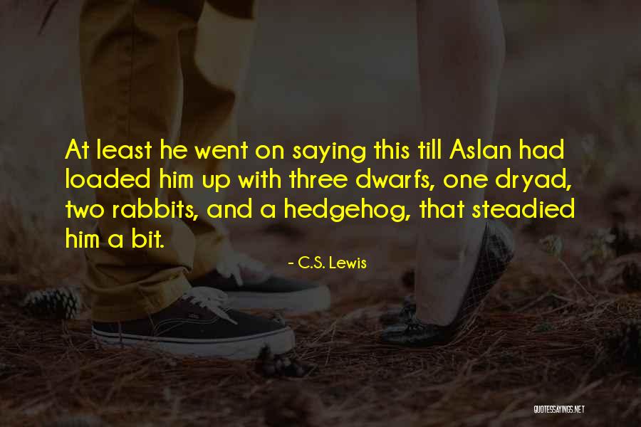 Hedgehog Quotes By C.S. Lewis Hedgehog Quotes By C.S. Lewis