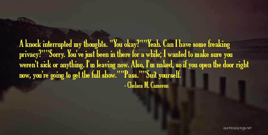 Hedingers Wrecker Quotes By Chelsea M. Cameron Hedingers Wrecker Quotes By Chelsea M. Cameron