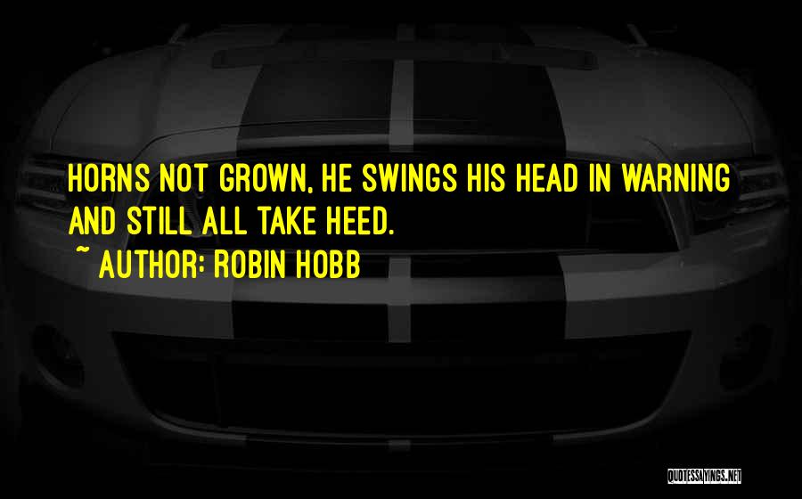 Heed My Warning Quotes By Robin Hobb