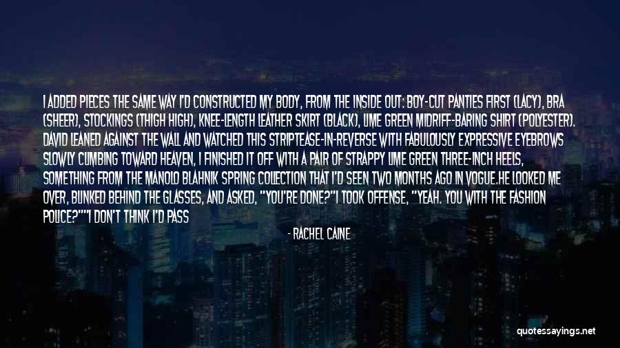 Heels High Quotes By Rachel Caine