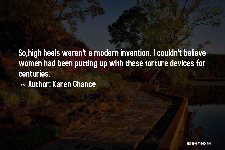 Heels Quotes By Karen Chance