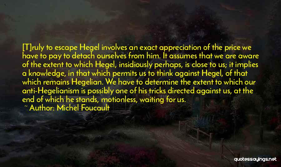 Hegelian Quotes By Michel Foucault