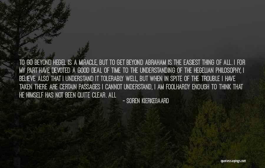 Hegelian Quotes By Soren Kierkegaard