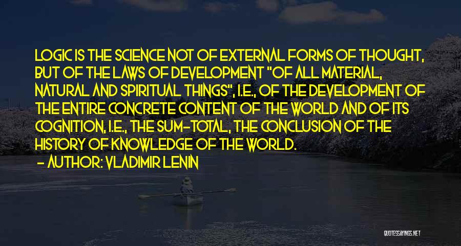 Hegelian Quotes By Vladimir Lenin