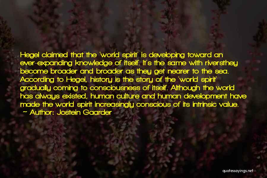 Hegel's Quotes By Jostein Gaarder