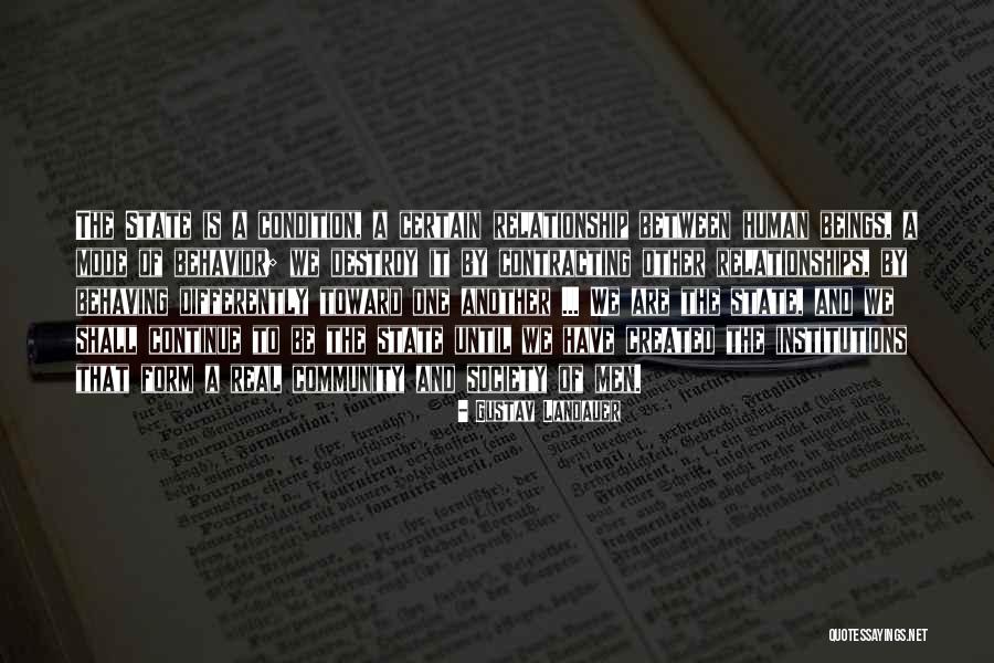 Heidenreich Michael Quotes By Gustav Landauer Heidenreich Michael Quotes By Gustav Landauer
