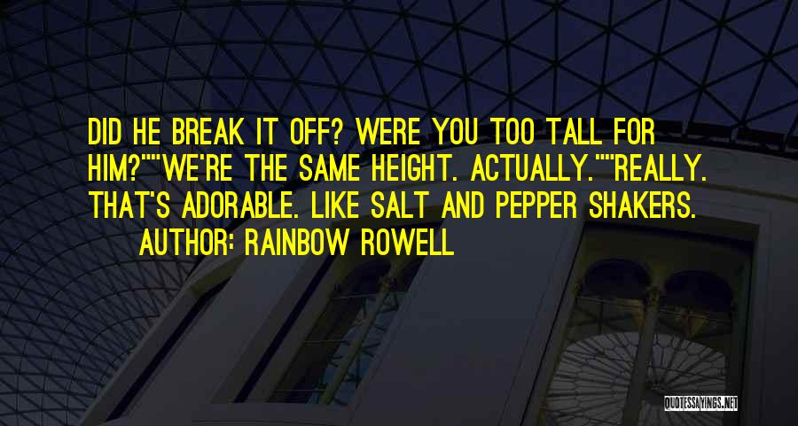 carry on rainbow rowell height