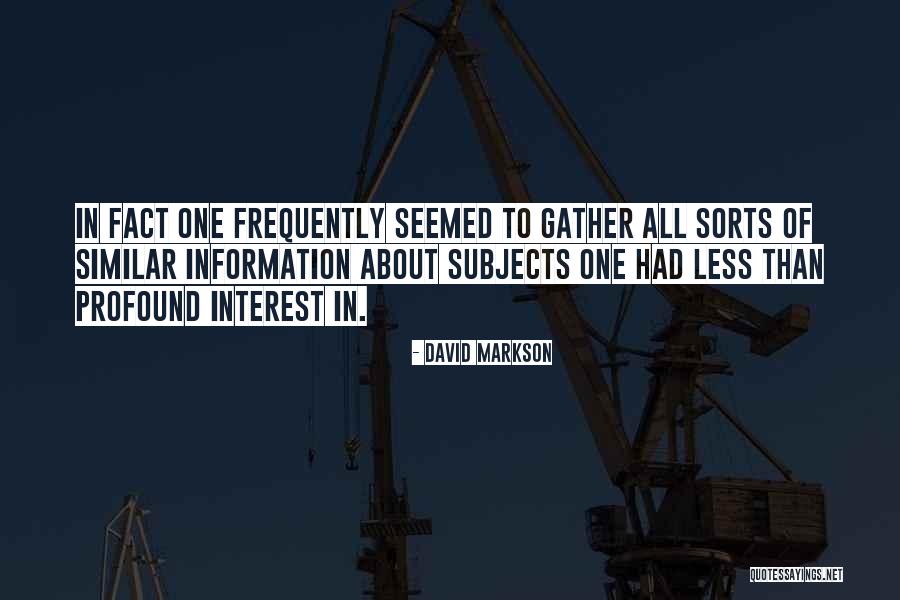 Heikko M E Quotes By David Markson Heikko M E Quotes By David Markson