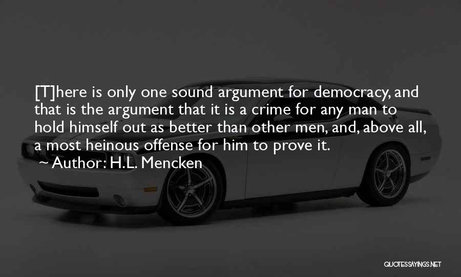 Heinous Quotes By H.L. Mencken