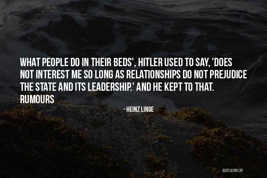 Heinz Linge Quotes 2047196
