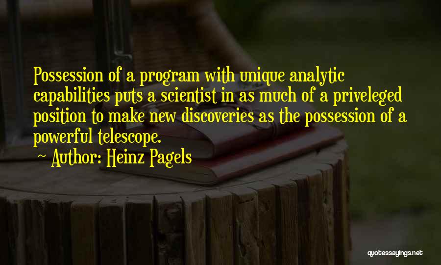 Heinz Quotes By Heinz Pagels