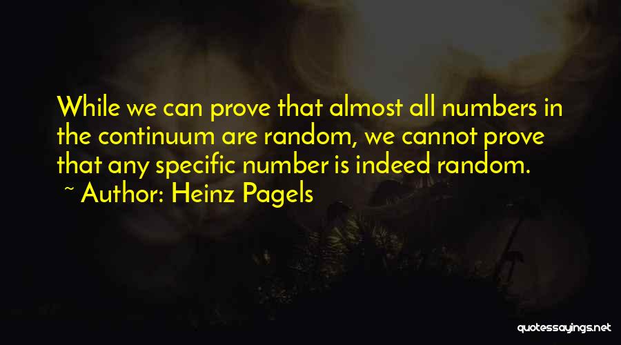 Heinz Quotes By Heinz Pagels