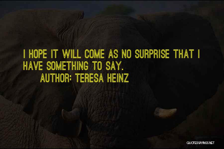 Heinz Quotes By Teresa Heinz