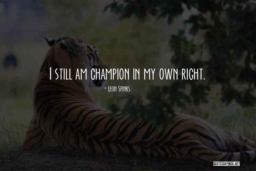 Heinzen Quotes By Leon Spinks Heinzen Quotes By Leon Spinks
