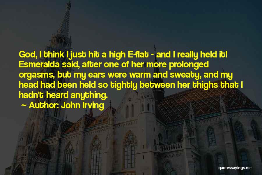 Held Head High Quotes By John Irving