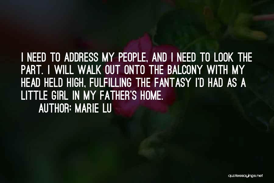 Held Head High Quotes By Marie Lu