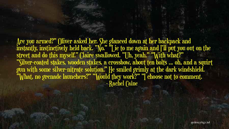 Held You Down Quotes By Rachel Caine Held You Down Quotes By Rachel Caine