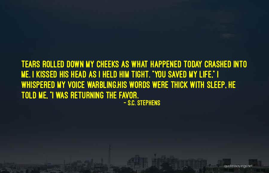 Held You Down Quotes By S.C. Stephens Held You Down Quotes By S.C. Stephens