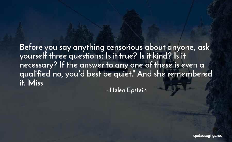 Helen Epstein Quotes 309501