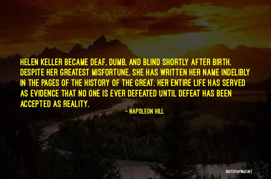 Helen Keller Blind Quotes By Napoleon Hill Helen Keller Blind Quotes By Napoleon Hill