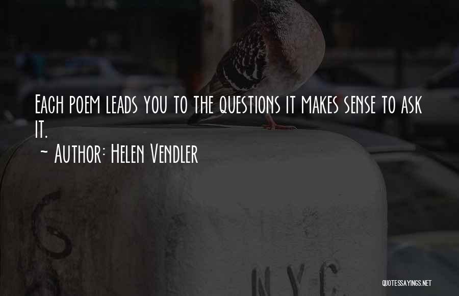 Helen Vendler Quotes 544383