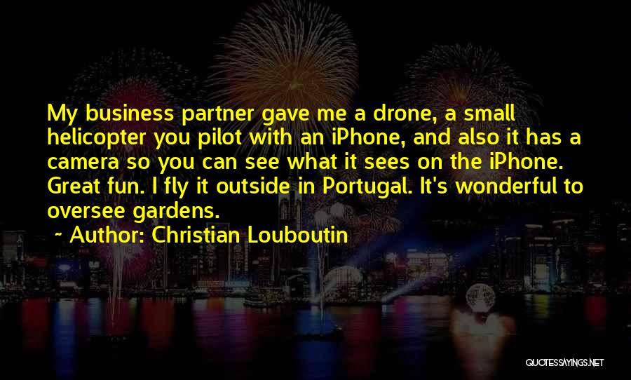 Helicopter Quotes By Christian Louboutin