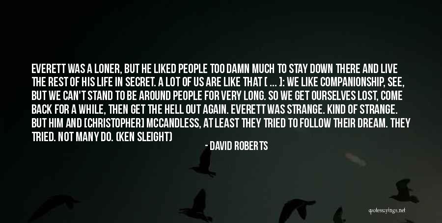 Hell And Back Again Quotes By David Roberts