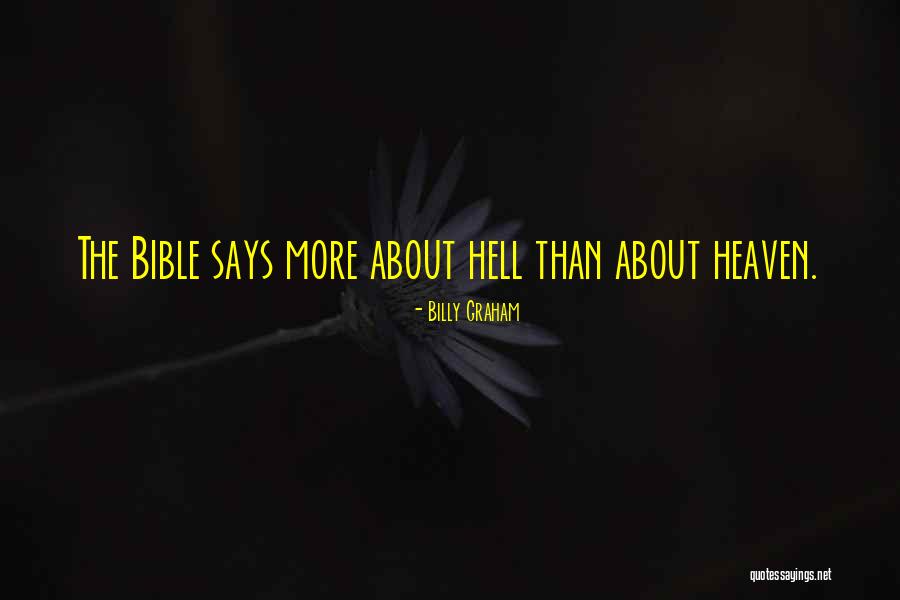 Hell Bible Quotes By Billy Graham