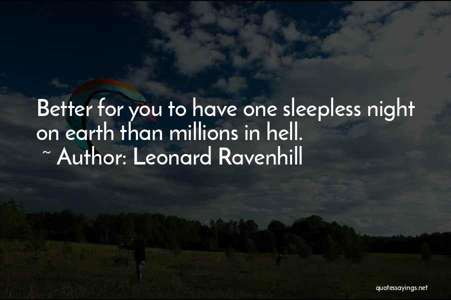 Hell On Earth Quotes By Leonard Ravenhill