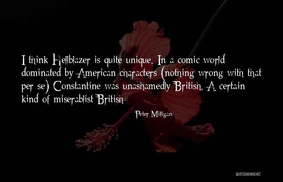 Hellblazer Quotes By Peter Milligan Hellblazer Quotes By Peter Milligan