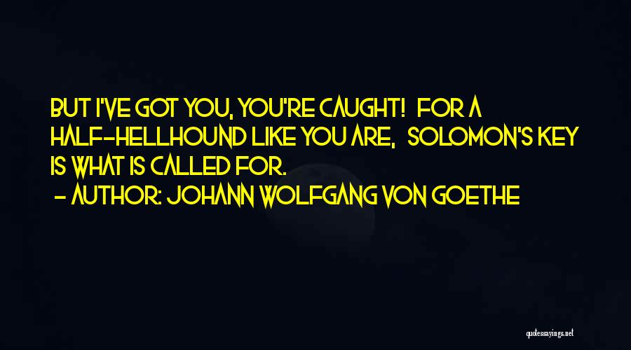 Hellhound Quotes By Johann Wolfgang Von Goethe