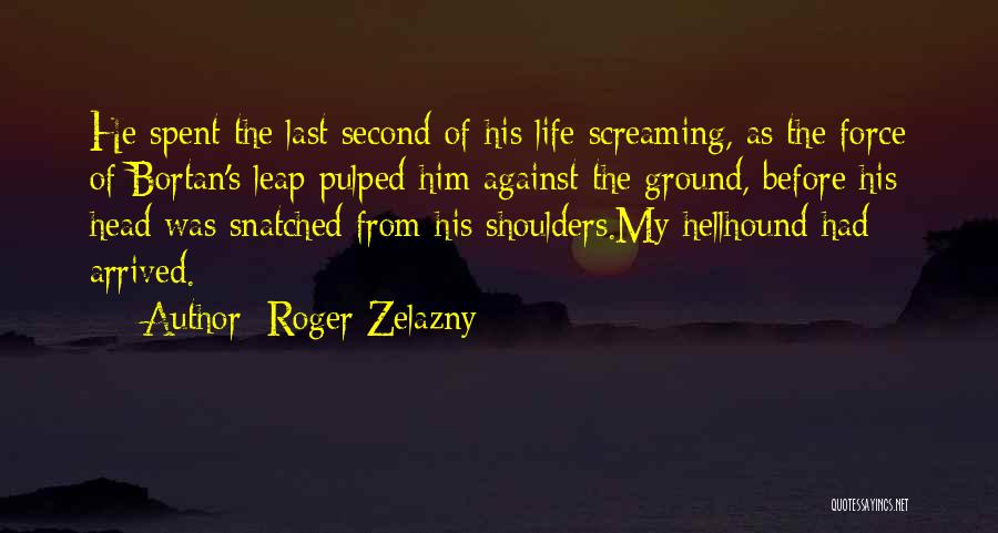 Hellhound Quotes By Roger Zelazny