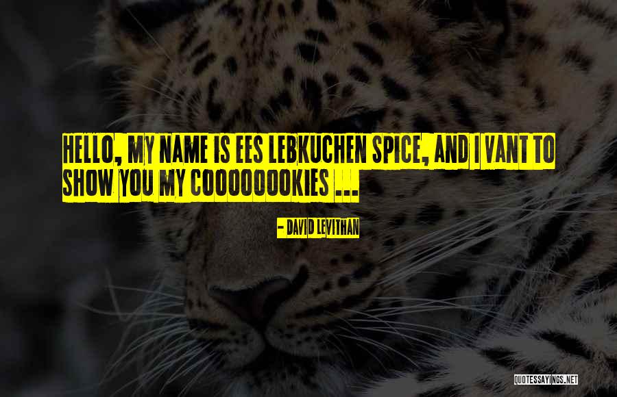 Hello What Is Your Name Quotes By David Levithan