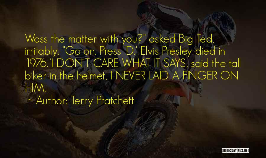 Helmet Quotes By Terry Pratchett