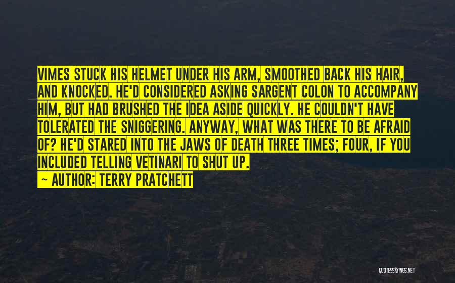 Helmet Quotes By Terry Pratchett