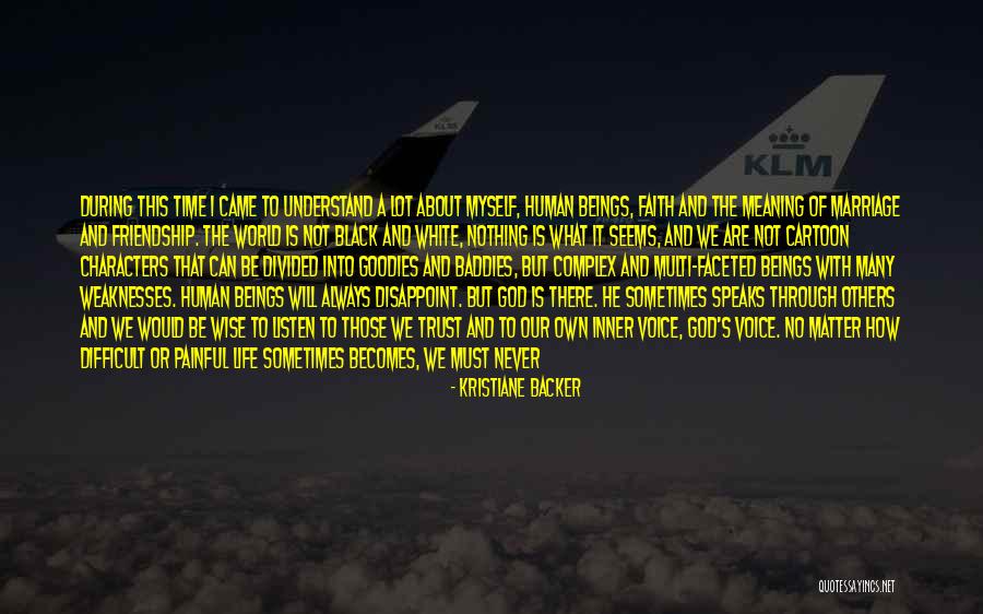 Help Friendship Quotes By Kristiane Backer Help Friendship Quotes By Kristiane Backer