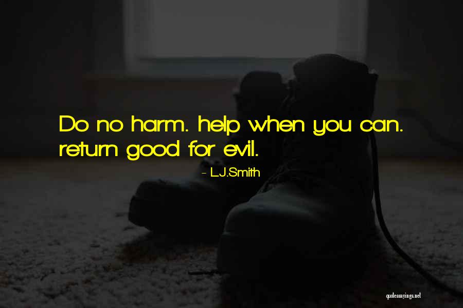 Help Harm Quotes By L.J.Smith Help Harm Quotes By L.J.Smith