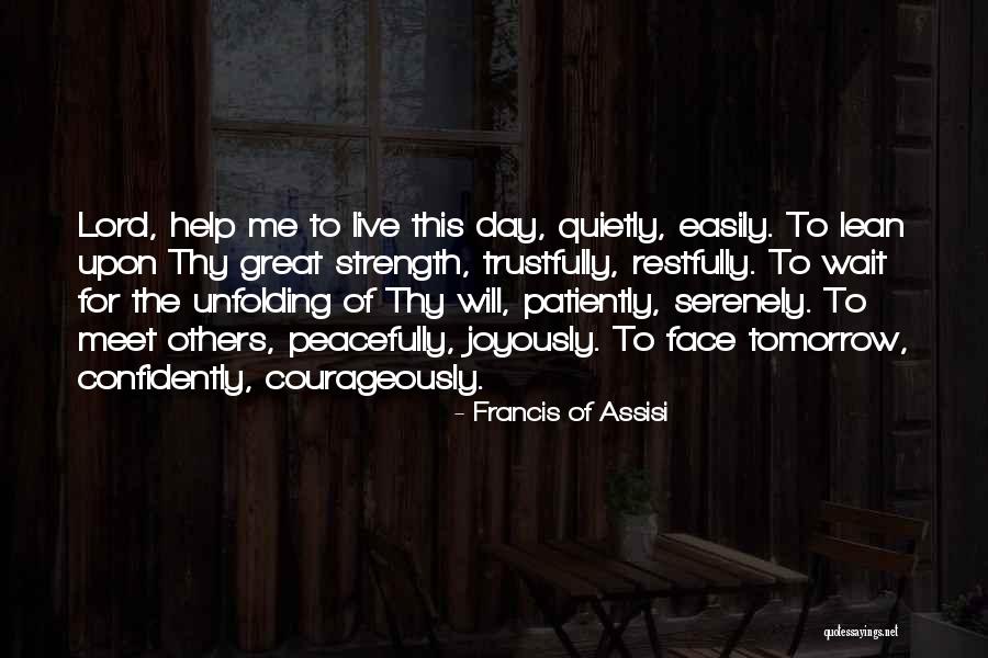 Help Meet Quotes By Francis Of Assisi